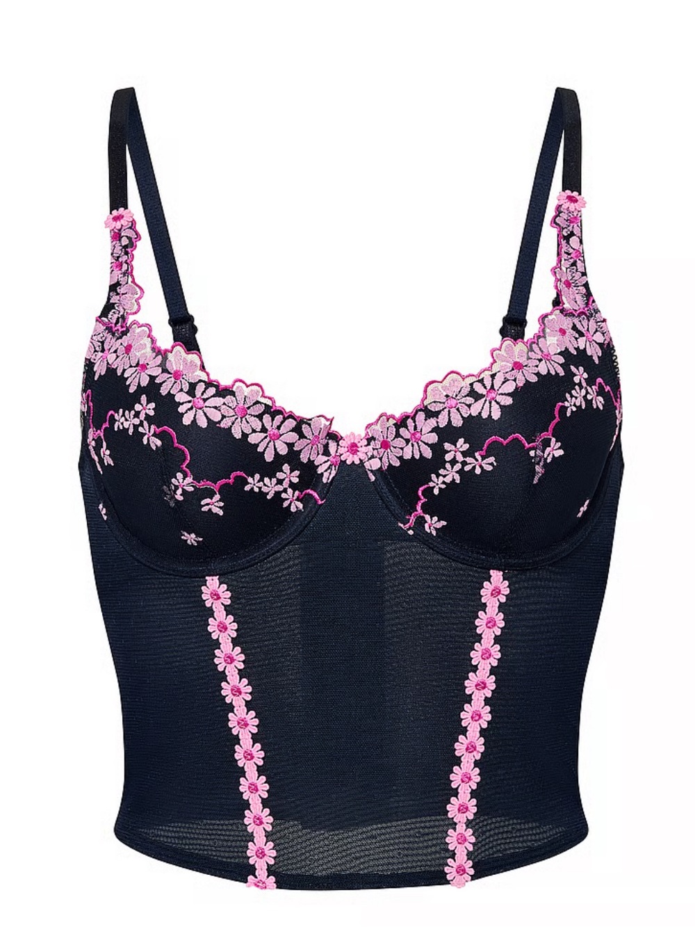 PINK WINK LIGHTLY LINED SCOOP CORSET TOP
